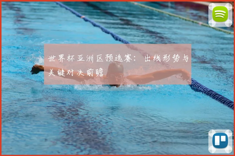 世界杯亚洲区预选赛:出线形势与关键对决前瞻
